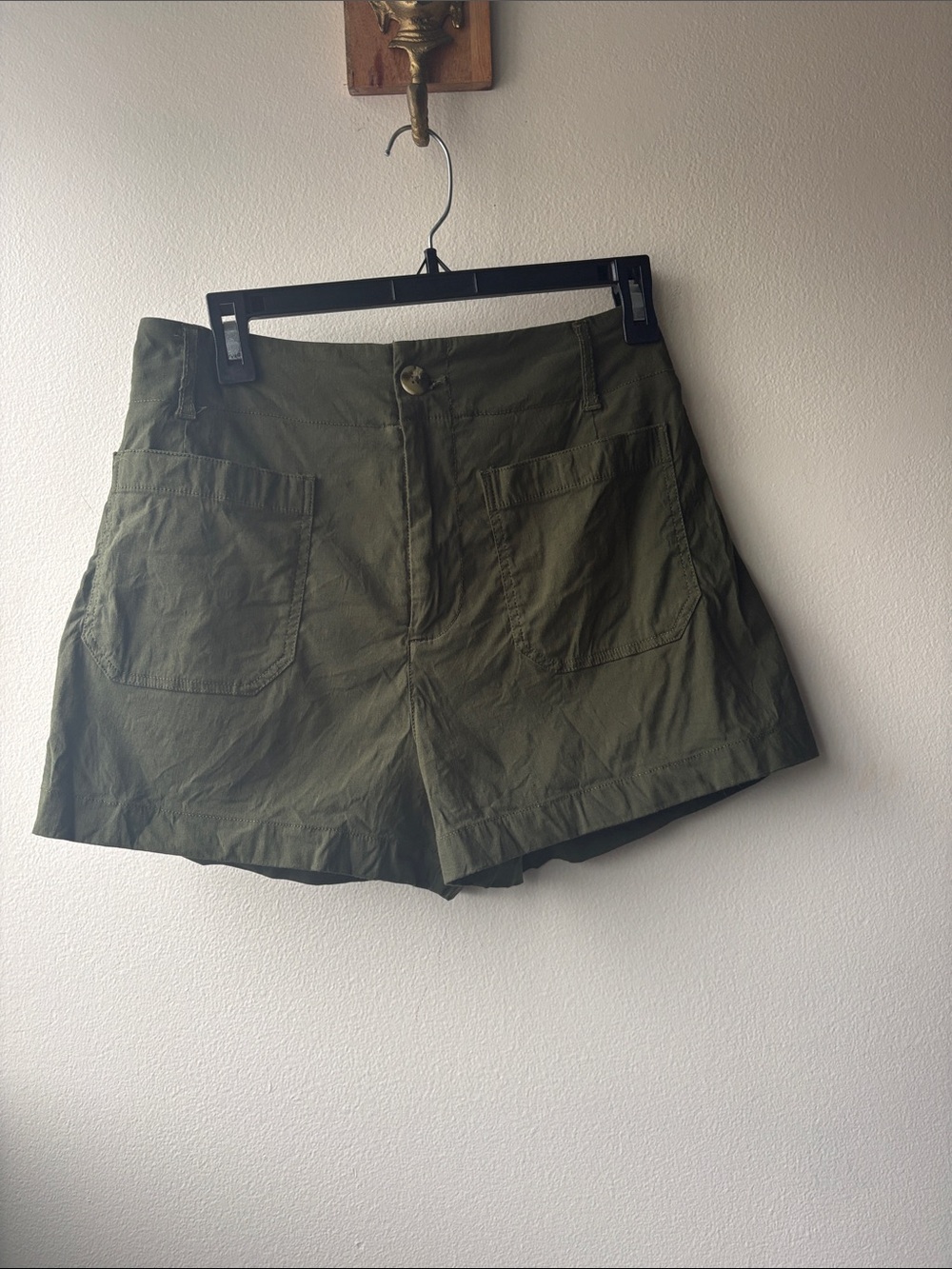 Maeve by Anthropologie Green The Colette Shorts Size 29 FLAW